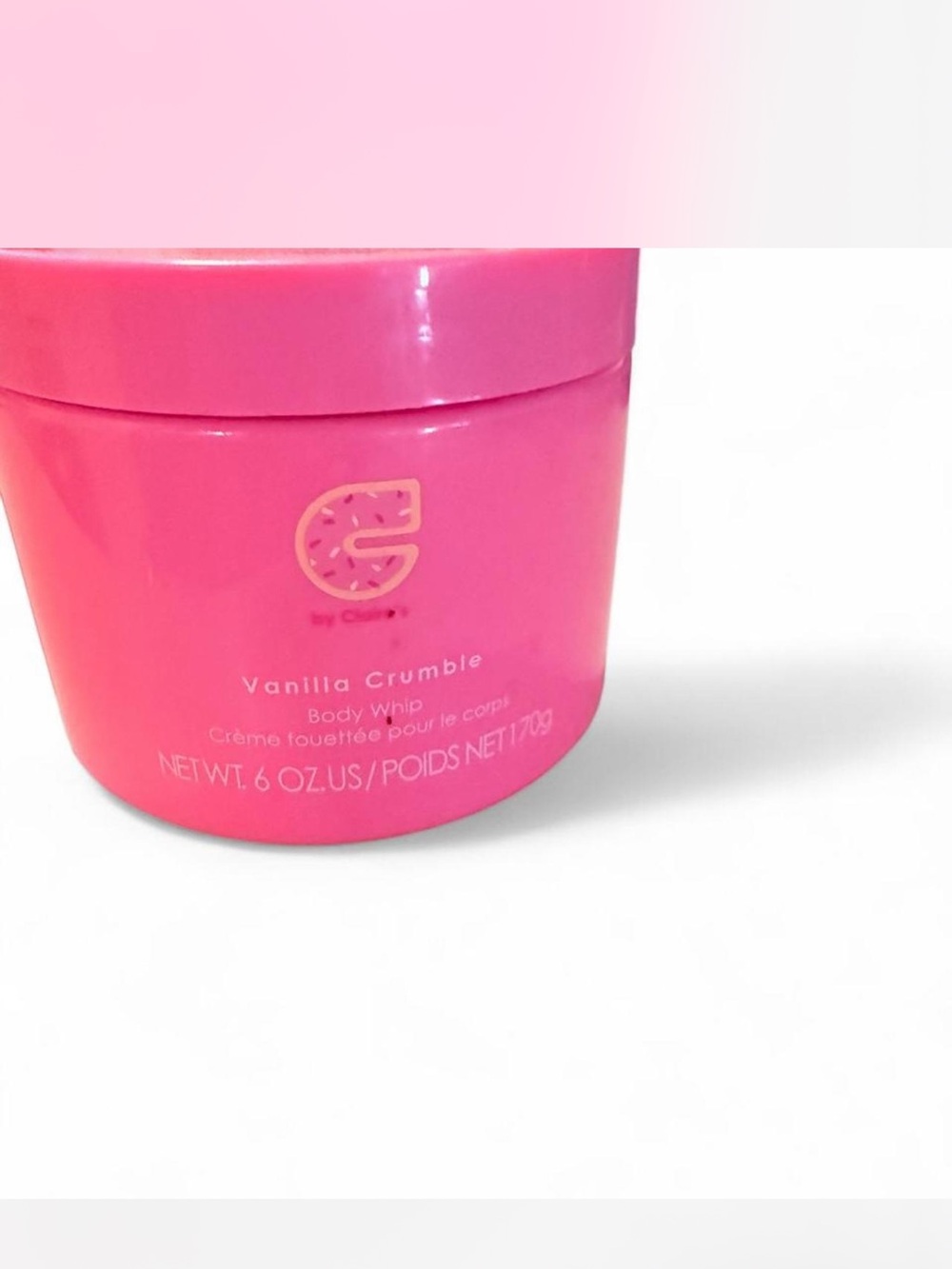 Claire's Pink Vanilla Crumble Body Whip